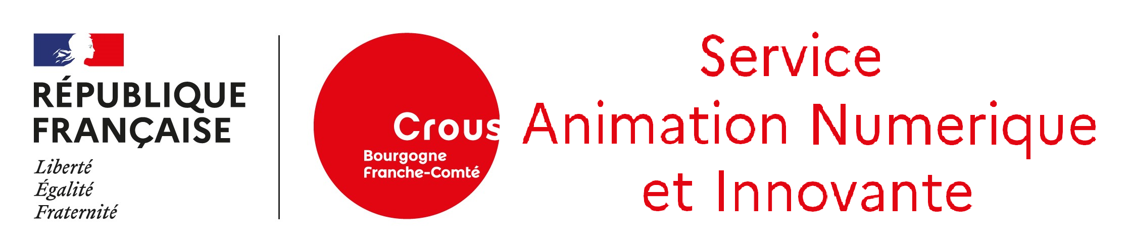 République francaise Crous Bourgogne-Franche-Comté Service Animation Numérique et innovante